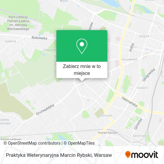 Mapa Praktyka Weterynaryjna Marcin Rybski