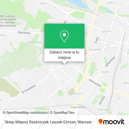 Mapa Sklep Mięsny Rzeźniczek Leszek Chrzan