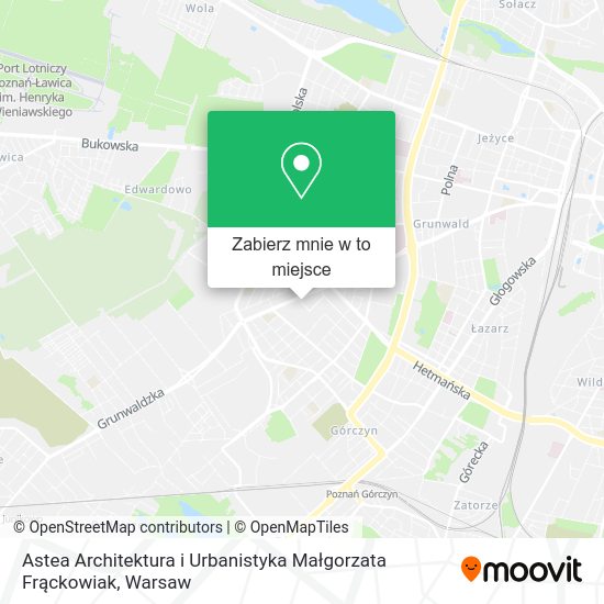 Mapa Astea Architektura i Urbanistyka Małgorzata Frąckowiak