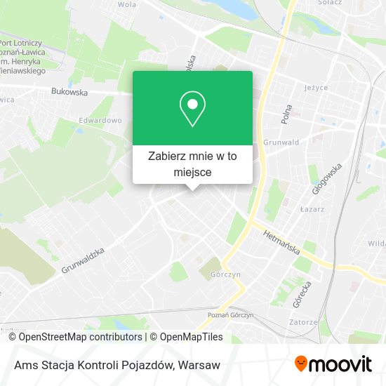 Mapa Ams Stacja Kontroli Pojazdów