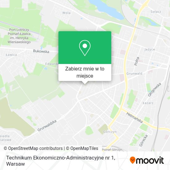 Mapa Technikum Ekonomiczno-Administracyjne nr 1