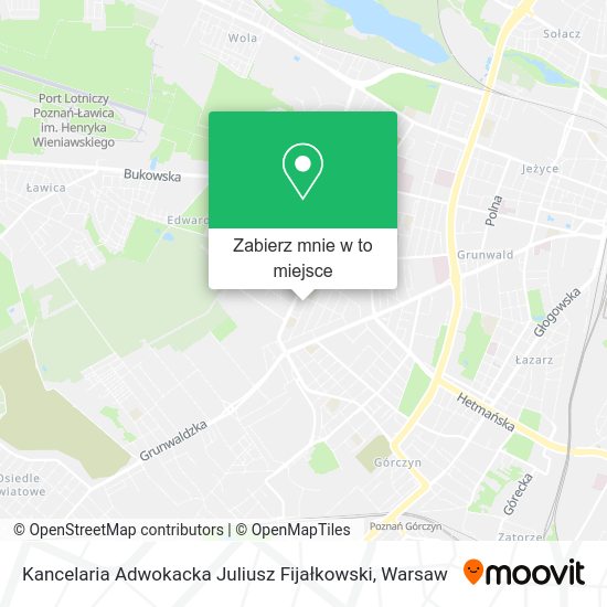 Mapa Kancelaria Adwokacka Juliusz Fijałkowski