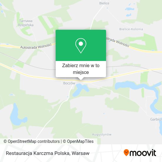 Mapa Restauracja Karczma Polska