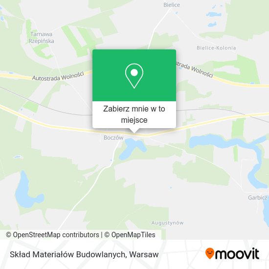 Mapa Skład Materiałów Budowlanych