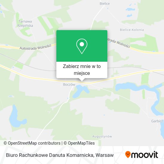 Mapa Biuro Rachunkowe Danuta Komarnicka