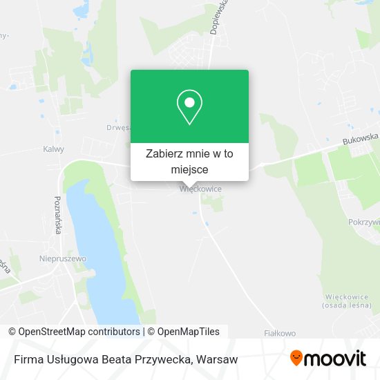 Mapa Firma Usługowa Beata Przywecka