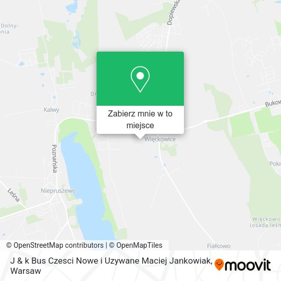 Mapa J & k Bus Czesci Nowe i Uzywane Maciej Jankowiak