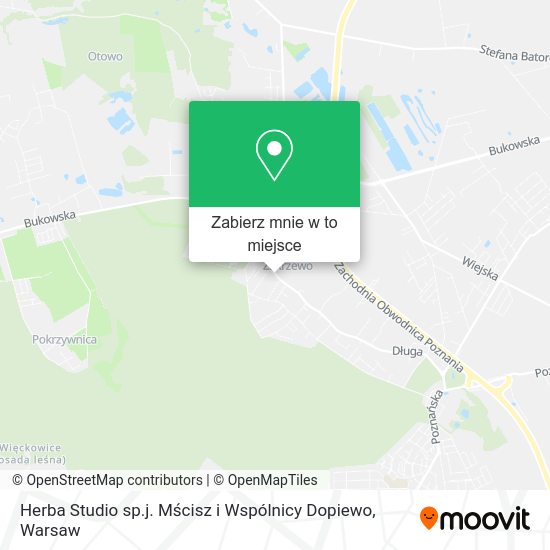 Mapa Herba Studio sp.j. Mścisz i Wspólnicy Dopiewo