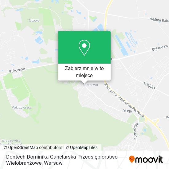 Mapa Dontech Dominika Ganclarska Przedsiębiorstwo Wielobranżowe