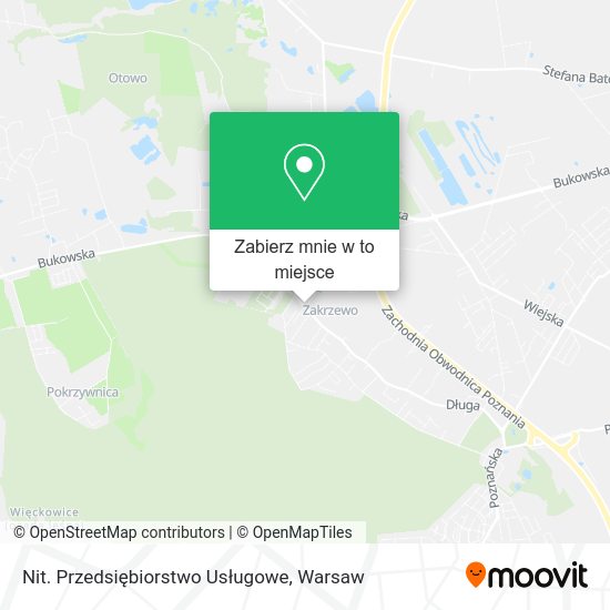 Mapa Nit. Przedsiębiorstwo Usługowe