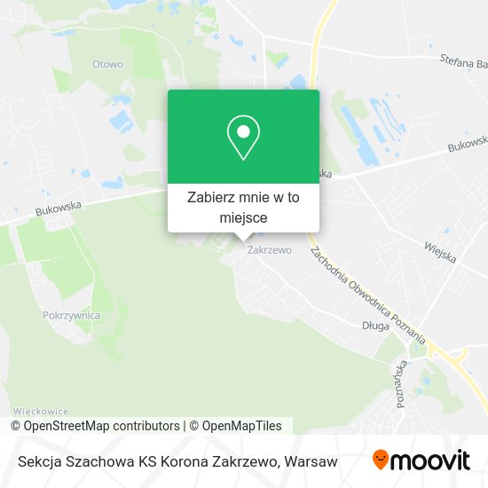 Mapa Sekcja Szachowa KS Korona Zakrzewo