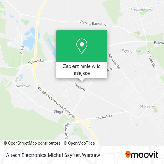 Mapa Altech Electronics Michał Szyfter