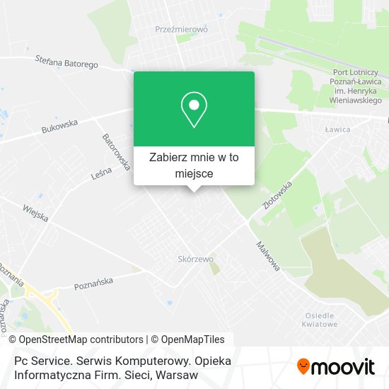 Mapa Pc Service. Serwis Komputerowy. Opieka Informatyczna Firm. Sieci