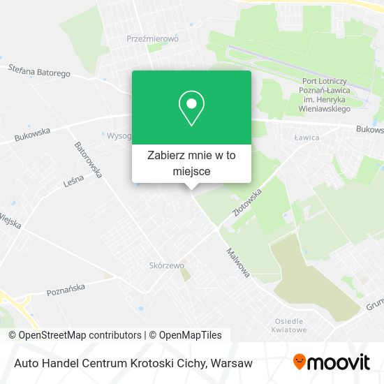 Mapa Auto Handel Centrum Krotoski Cichy