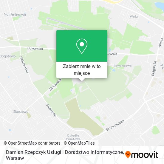 Mapa Damian Rzepczyk Usługi i Doradztwo Informatyczne