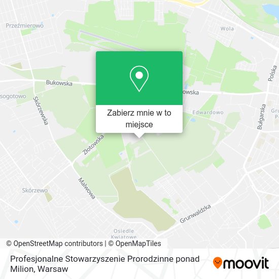 Mapa Profesjonalne Stowarzyszenie Prorodzinne ponad Milion