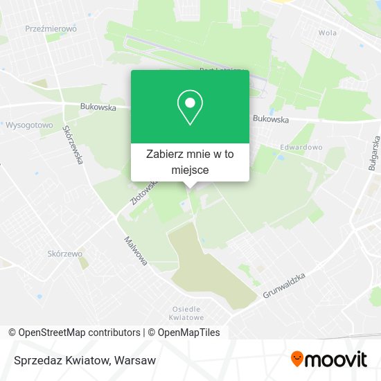 Mapa Sprzedaz Kwiatow