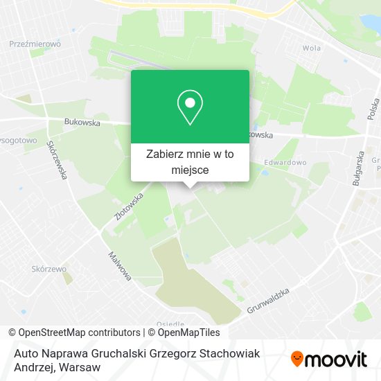 Mapa Auto Naprawa Gruchalski Grzegorz Stachowiak Andrzej