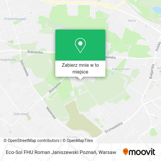 Mapa Eco-Sol FHU Roman Janiszewski Poznań