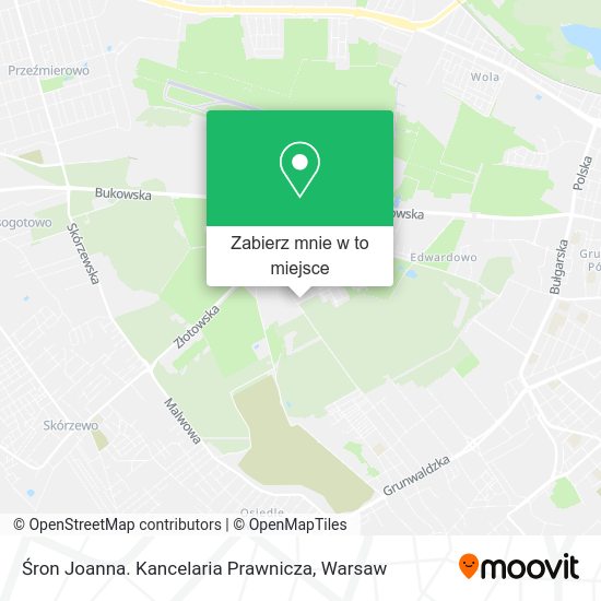 Mapa Śron Joanna. Kancelaria Prawnicza