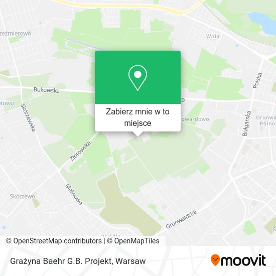 Mapa Grażyna Baehr G.B. Projekt