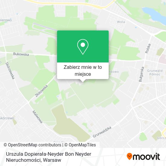 Mapa Urszula Dopierała-Neyder Bon Neyder Nieruchomości