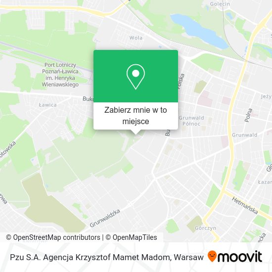 Mapa Pzu S.A. Agencja Krzysztof Mamet Madom