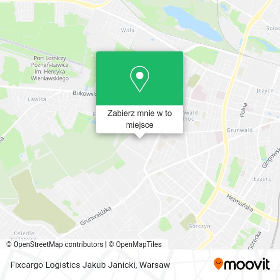 Mapa Fixcargo Logistics Jakub Janicki