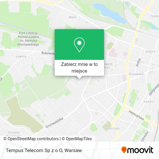 Mapa Tempus Telecom Sp z o O