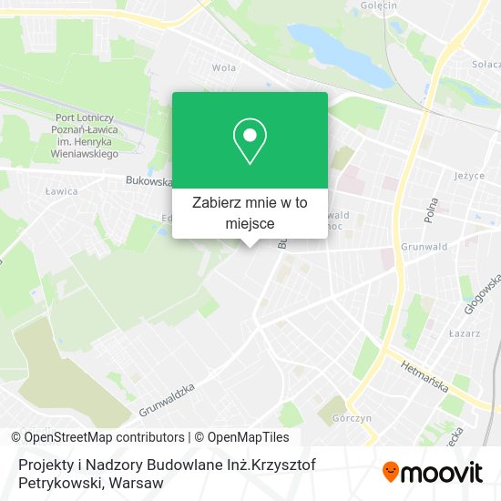 Mapa Projekty i Nadzory Budowlane Inż.Krzysztof Petrykowski