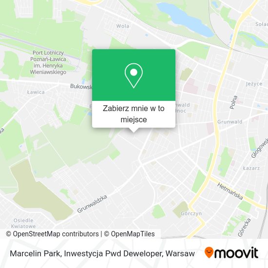 Mapa Marcelin Park, Inwestycja Pwd Deweloper