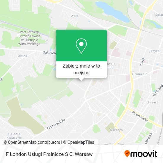 Mapa F London Uslugi Pralnicze S C