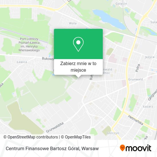 Mapa Centrum Finansowe Bartosz Góral