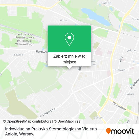 Mapa Indywidualna Praktyka Stomatologiczna Violetta Anioła