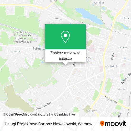 Mapa Usługi Projektowe Bartosz Nowakowski