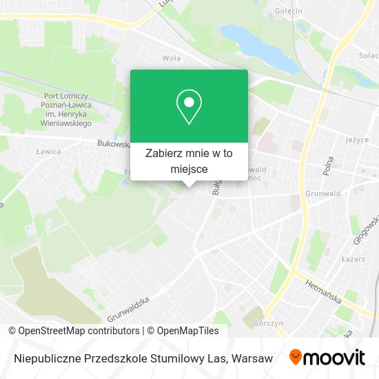 Mapa Niepubliczne Przedszkole Stumilowy Las