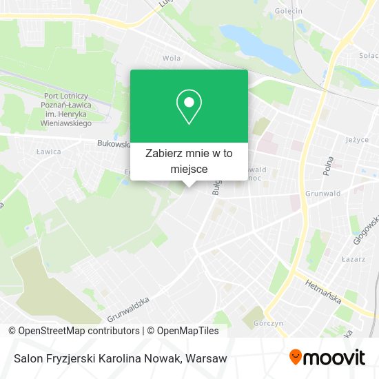 Mapa Salon Fryzjerski Karolina Nowak