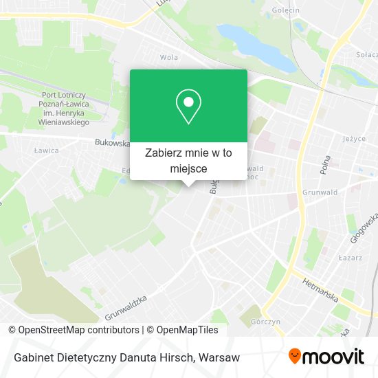 Mapa Gabinet Dietetyczny Danuta Hirsch