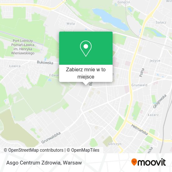 Mapa Asgo Centrum Zdrowia