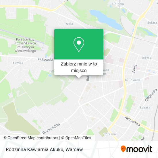 Mapa Rodzinna Kawiarnia Akuku