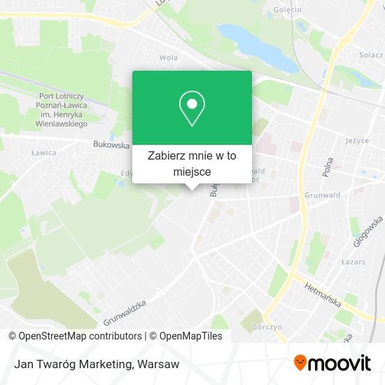 Mapa Jan Twaróg Marketing