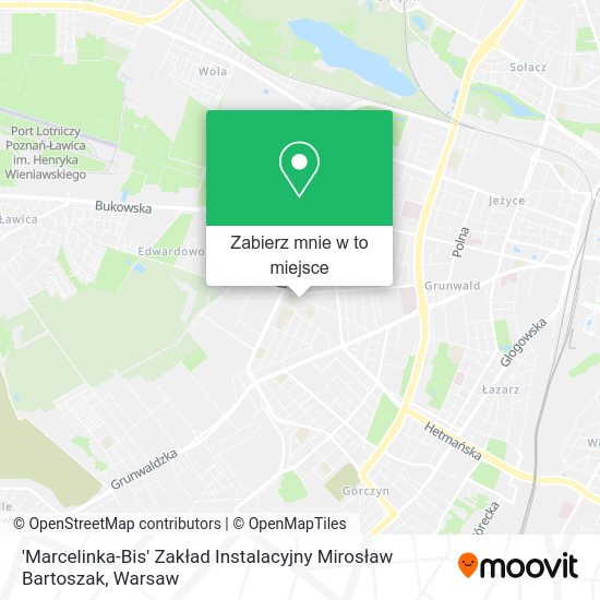 Mapa 'Marcelinka-Bis' Zakład Instalacyjny Mirosław Bartoszak