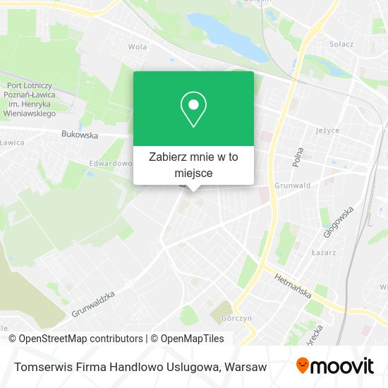 Mapa Tomserwis Firma Handlowo Uslugowa