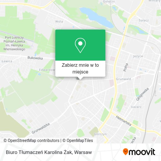 Mapa Biuro Tłumaczeń Karolina Żak