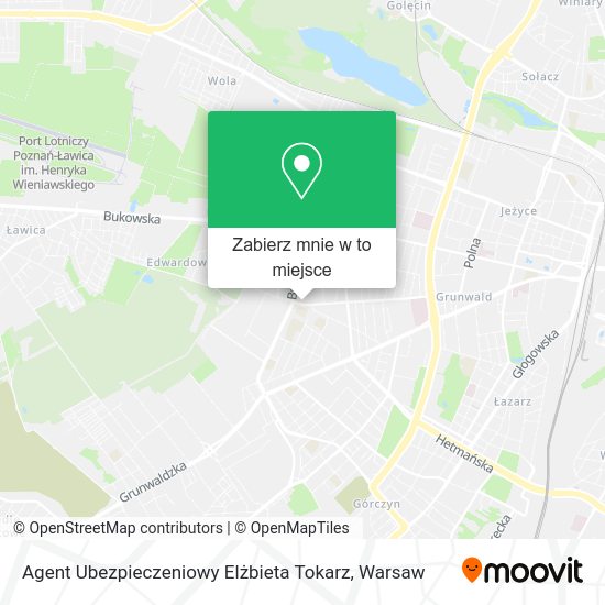 Mapa Agent Ubezpieczeniowy Elżbieta Tokarz