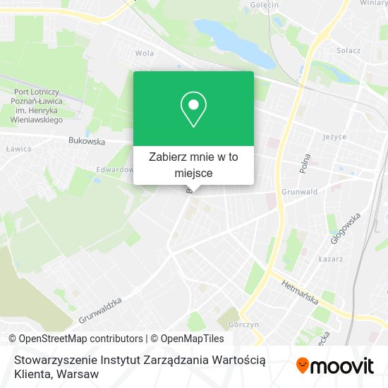 Mapa Stowarzyszenie Instytut Zarządzania Wartością Klienta