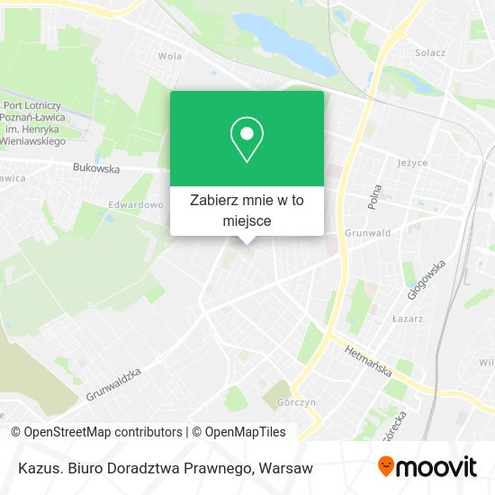 Mapa Kazus. Biuro Doradztwa Prawnego