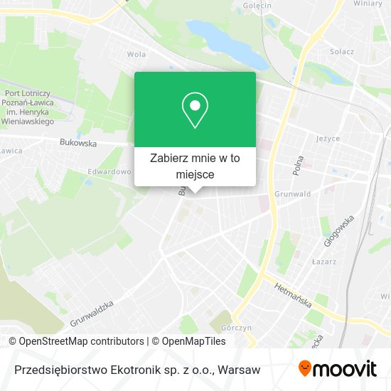 Mapa Przedsiębiorstwo Ekotronik sp. z o.o.