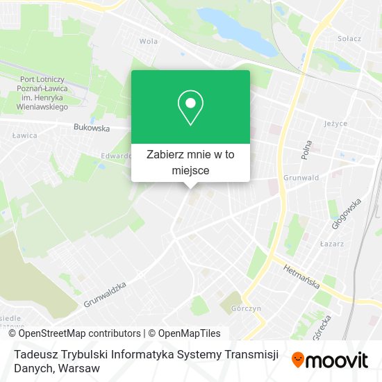 Mapa Tadeusz Trybulski Informatyka Systemy Transmisji Danych