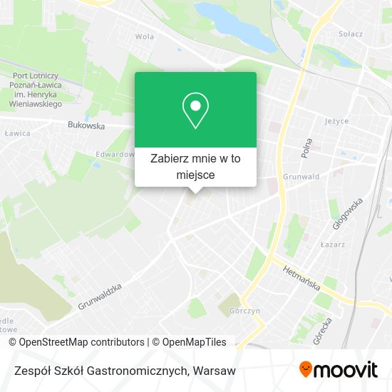 Mapa Zespół Szkół Gastronomicznych